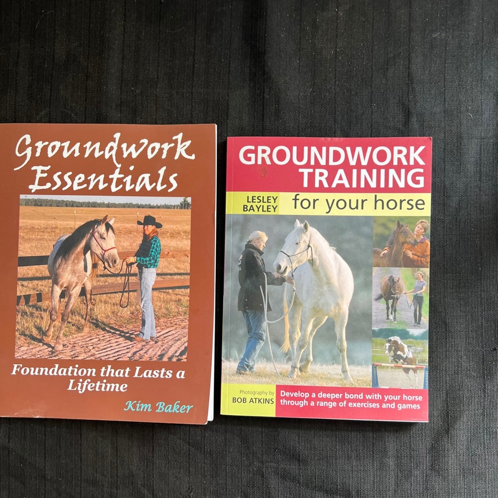 Horse Groundwork Training book Kim Baker Groundwork Essentials Lesley Bayley lot